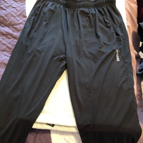 reebok running pants mens